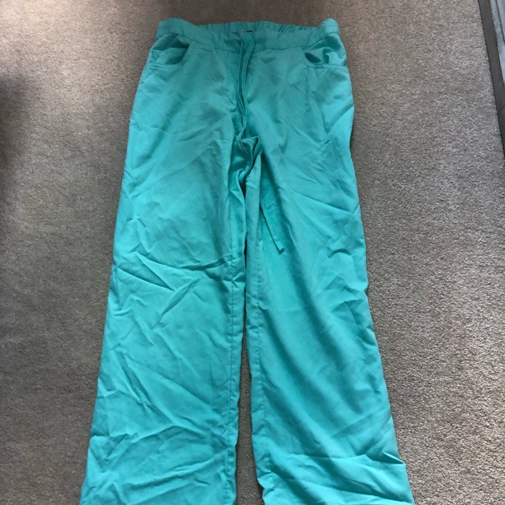 Mint green scrub pants